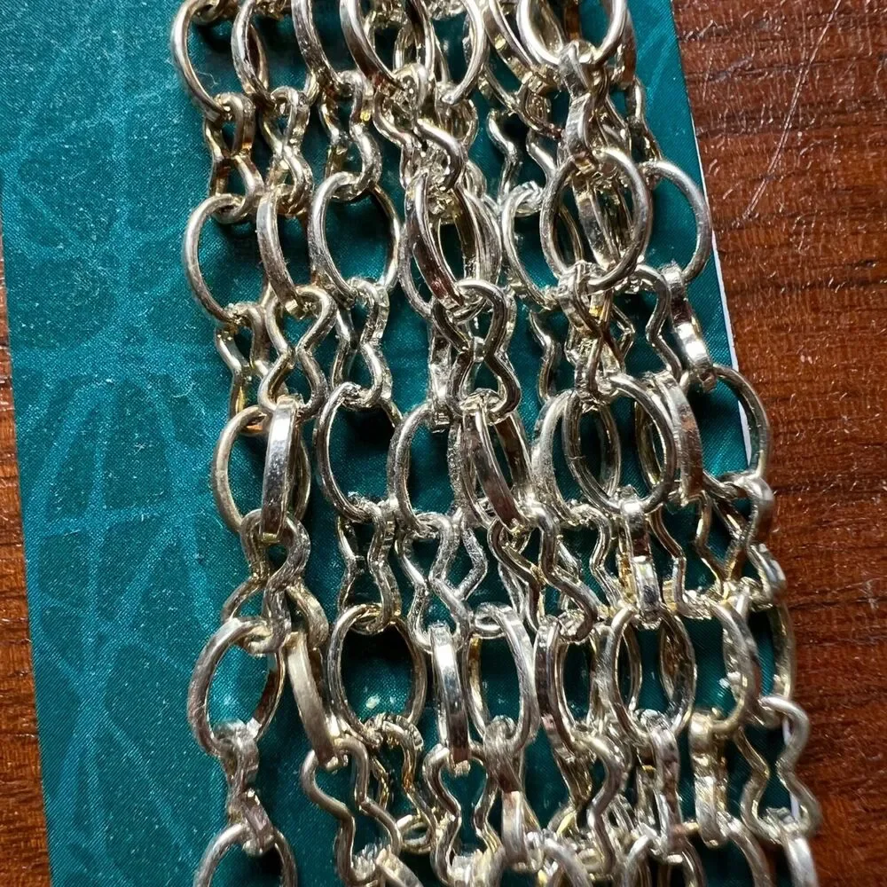 Beading Jewelry Making Crafting DIY Chains Silver Gold Set of Four